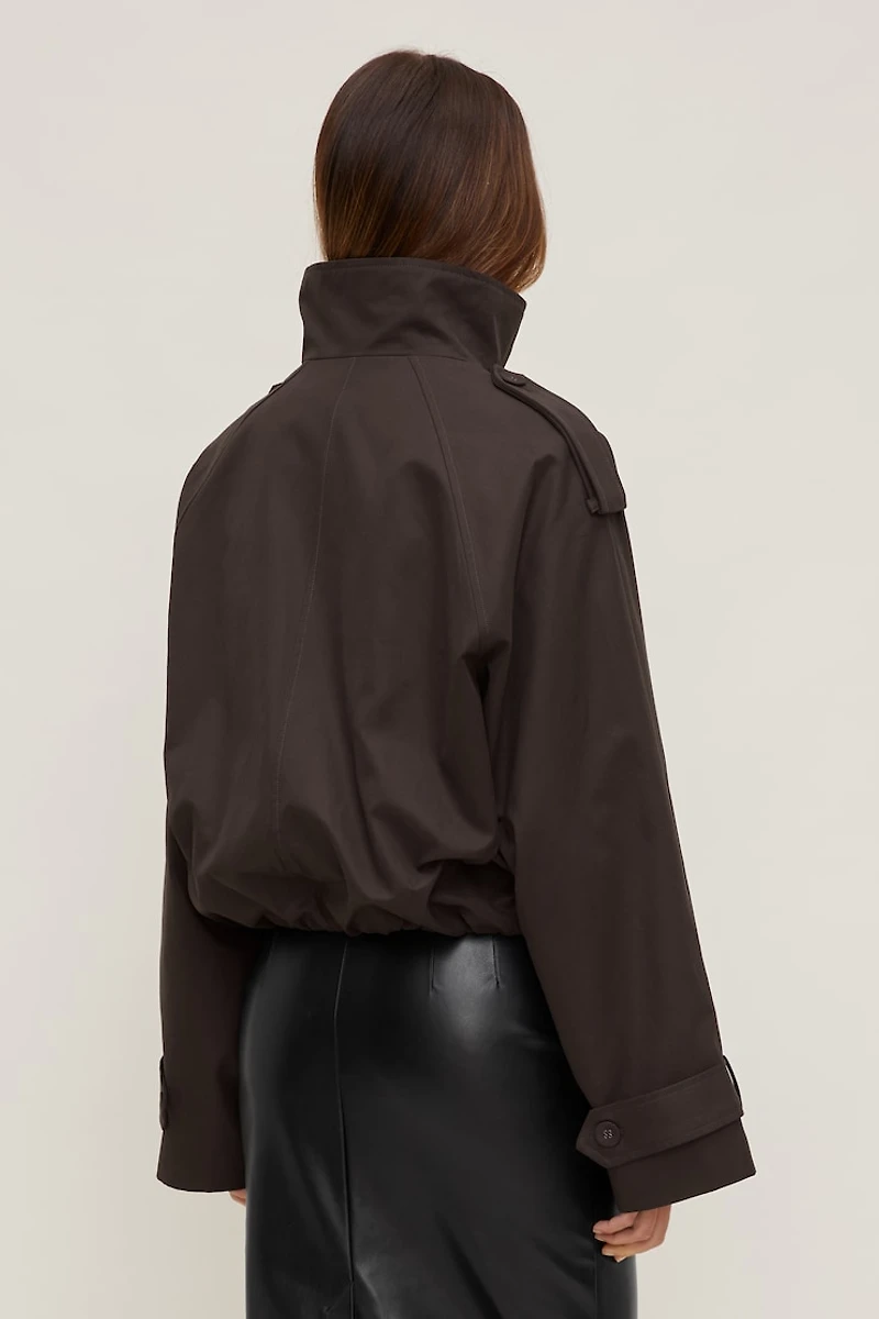 Siena Trench Bomber Jacket