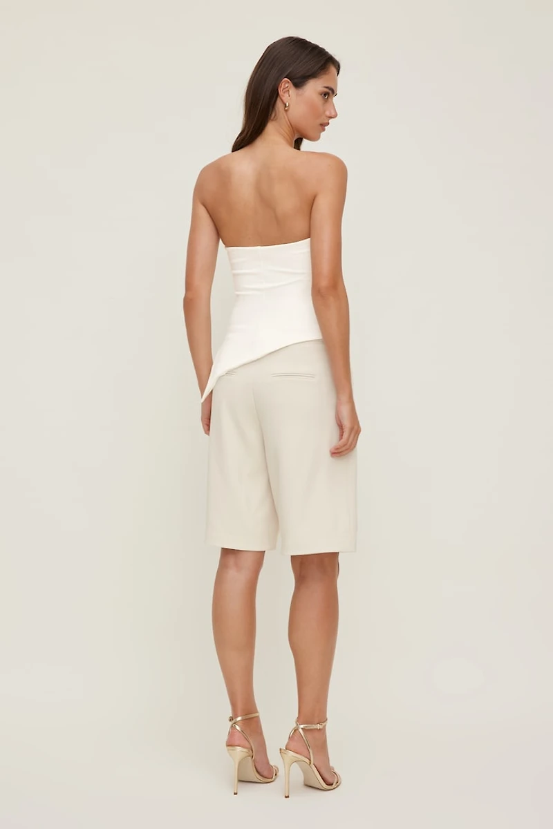 Mid Rise Bermuda Shorts