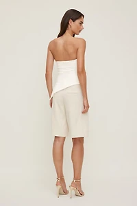 Mid Rise Bermuda Shorts