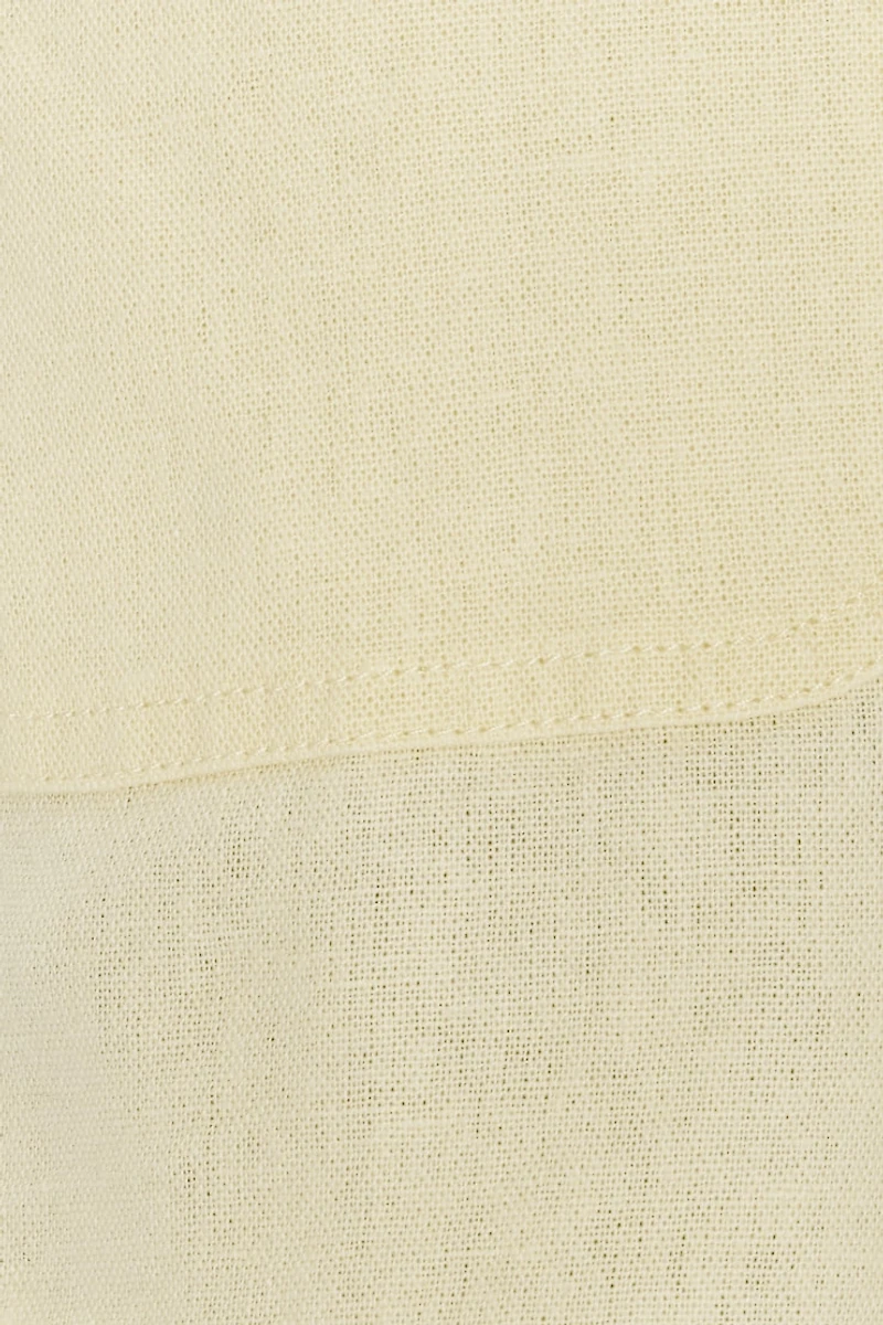 Clean Linen Mini Shorts