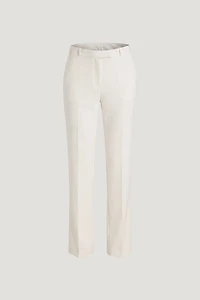 Pantalon ajusté à jambe droite taille haute