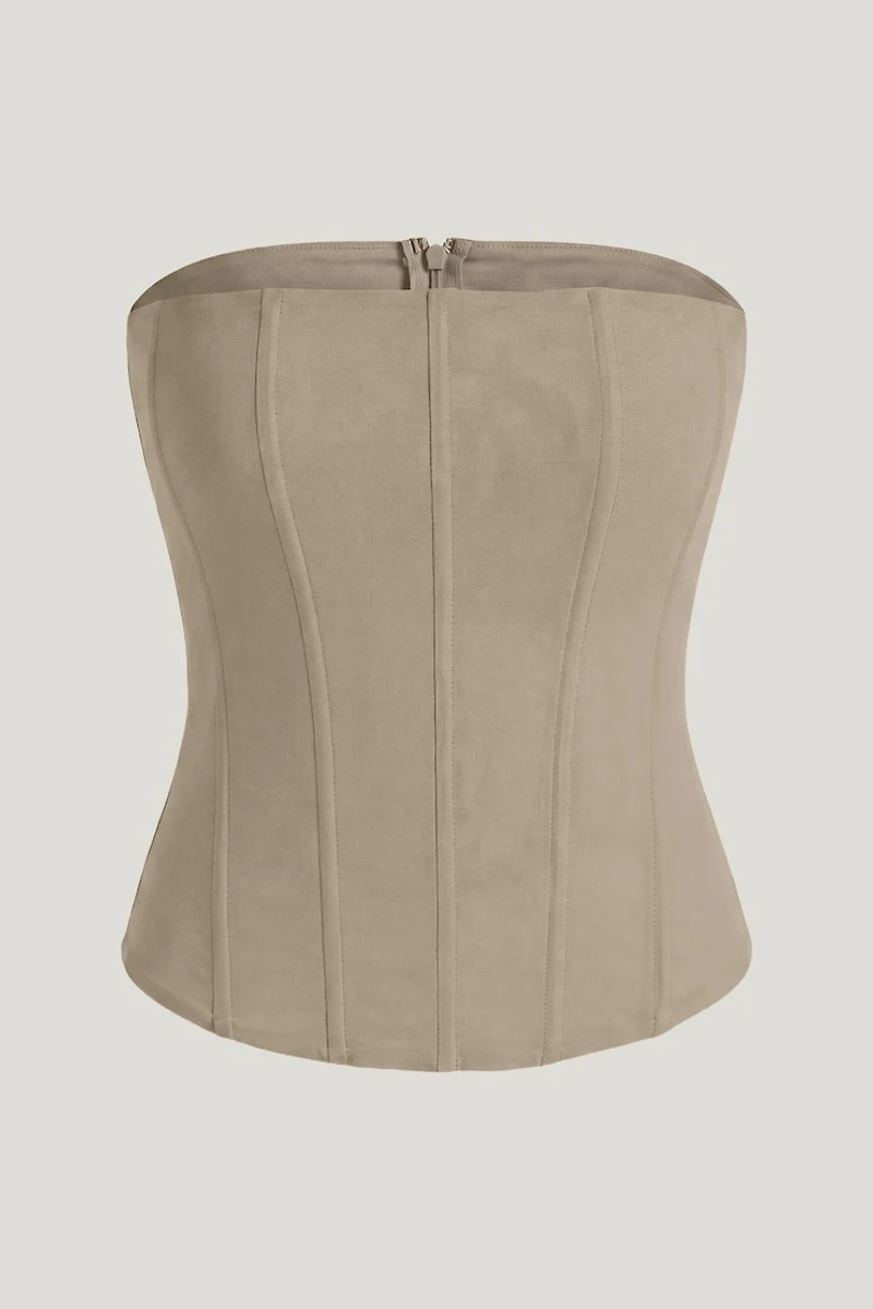 Mesh Corset Top
