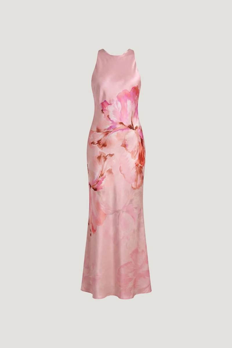Andy Satin Maxi Dress