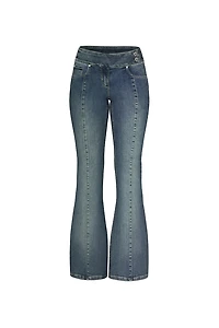 Low Rise Flare Jeans