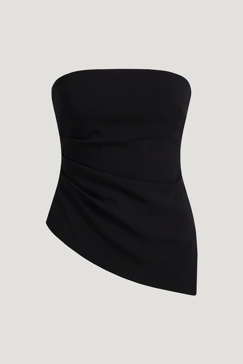 Asymmetric Ponte Tube Top