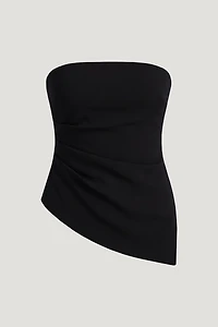 Asymmetric Ponte Tube Top