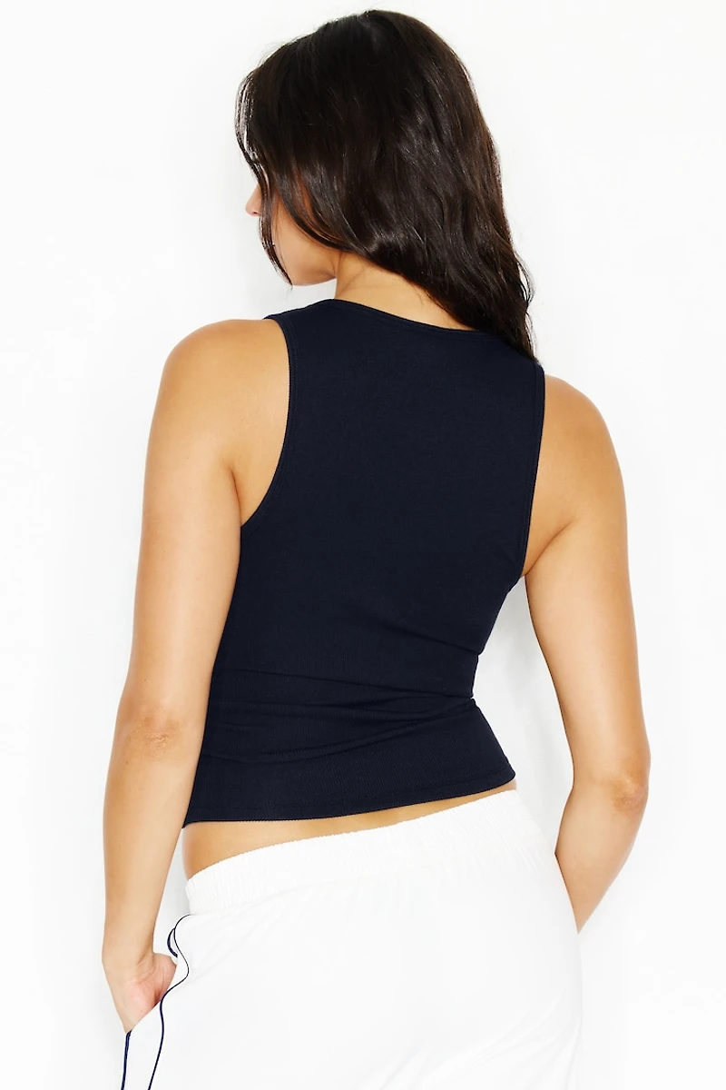 SnatchRib Notch Tank Top