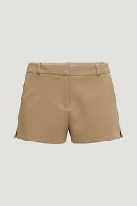 Fitted Mid Rise Shorts
