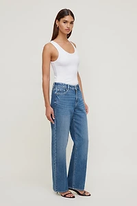 Mika Mid Rise Relaxed Straight Leg Jeans
