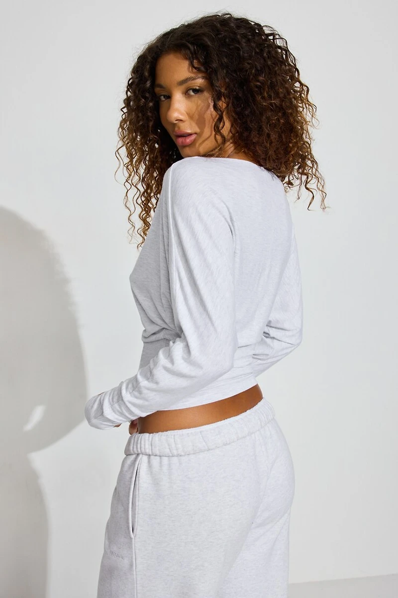 Smooth Dolman Boatneck Top