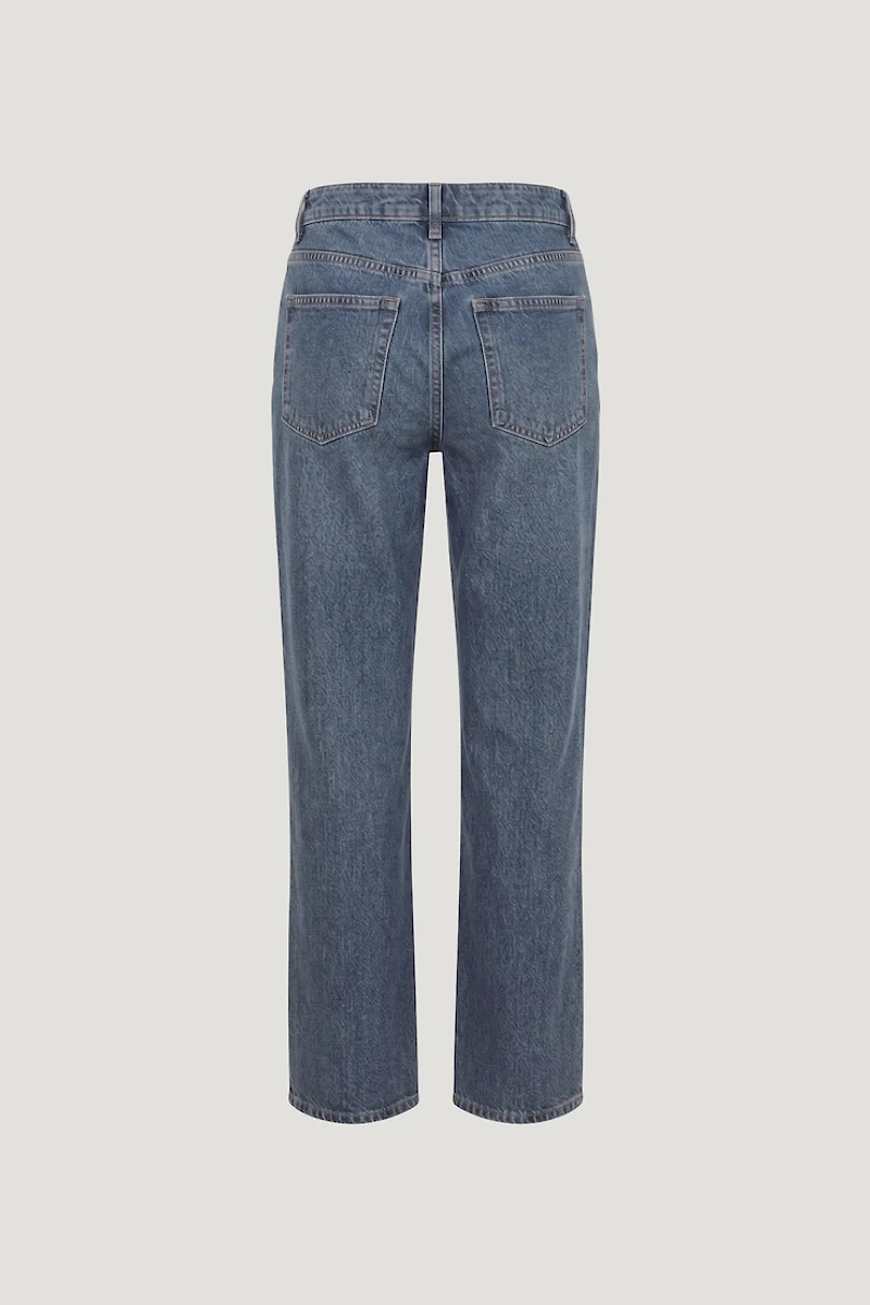Mika Mid Rise Relaxed Straight Leg Jeans