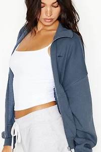 Sweatshirt UltraFleece à encolure montante et glissière intégrale