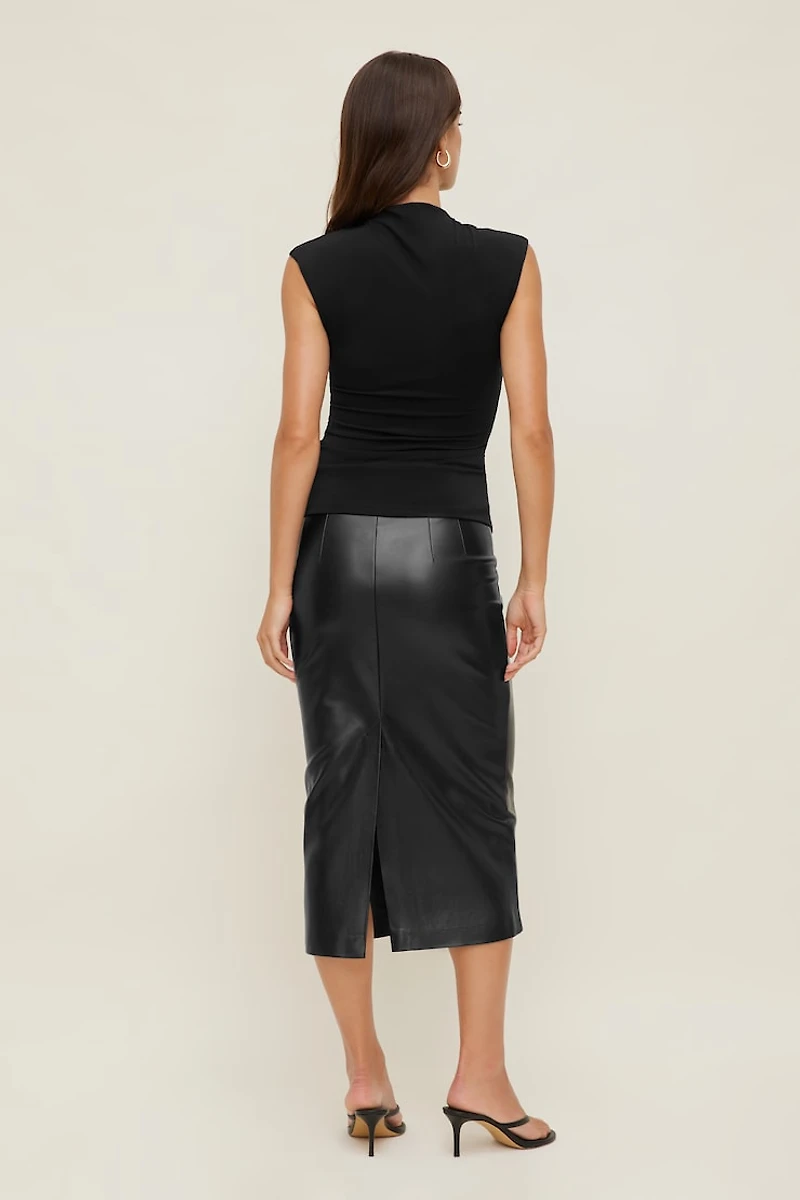 Sculpt Draped Scarf Top