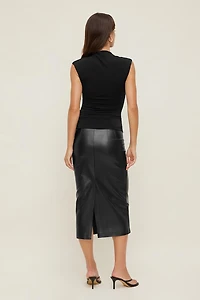 Sculpt Draped Scarf Top