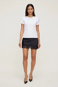 T-shirt ajusté en coton Emy