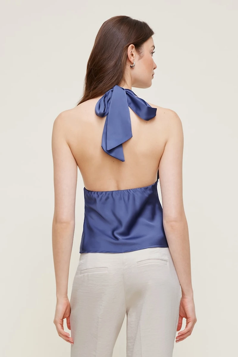 Satin Halter Top