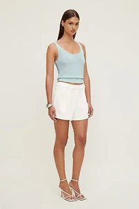 High Shine Sweater Tank Top