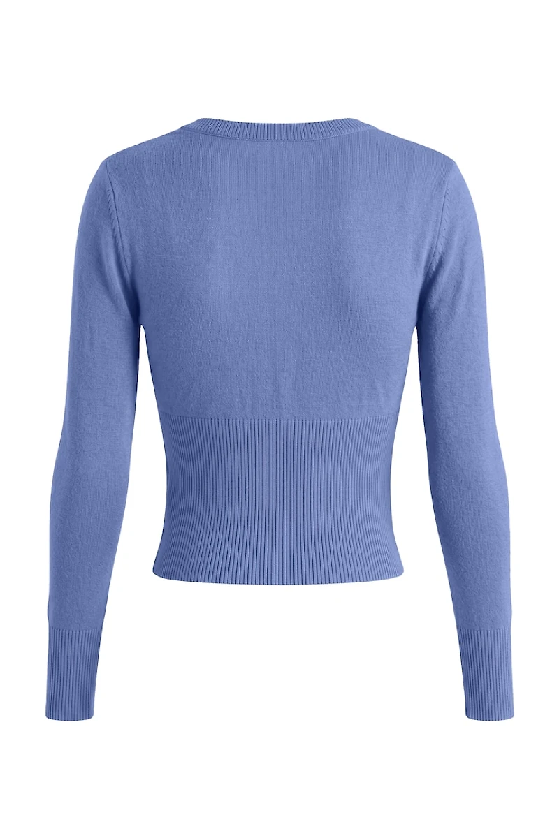 Clean Cinch Waist Cardigan