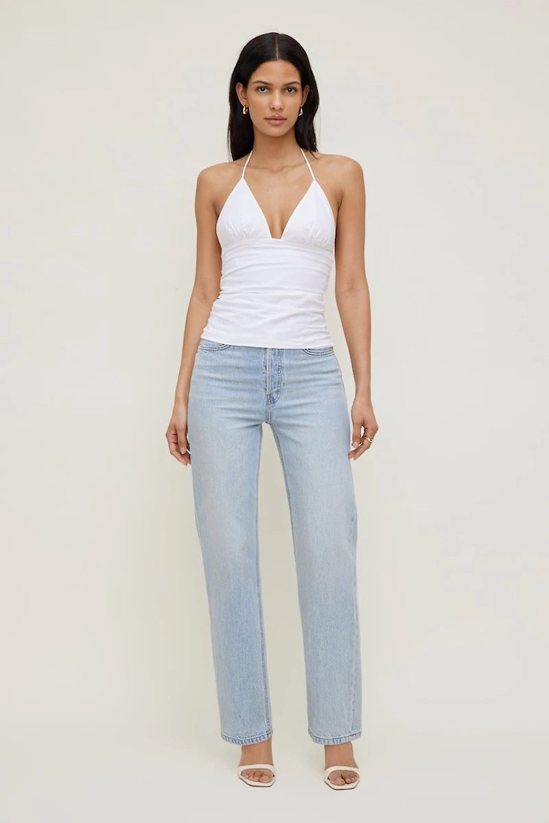 Poplin Halter Top