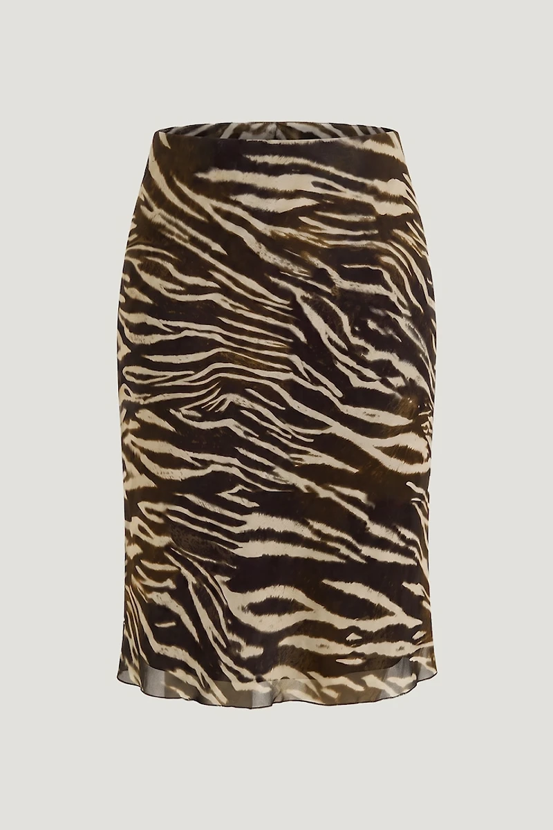 Esther Georgette Midi Skirt