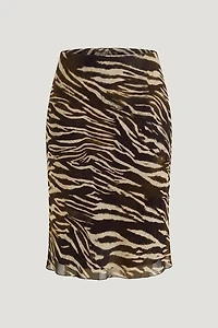 Esther Georgette Midi Skirt