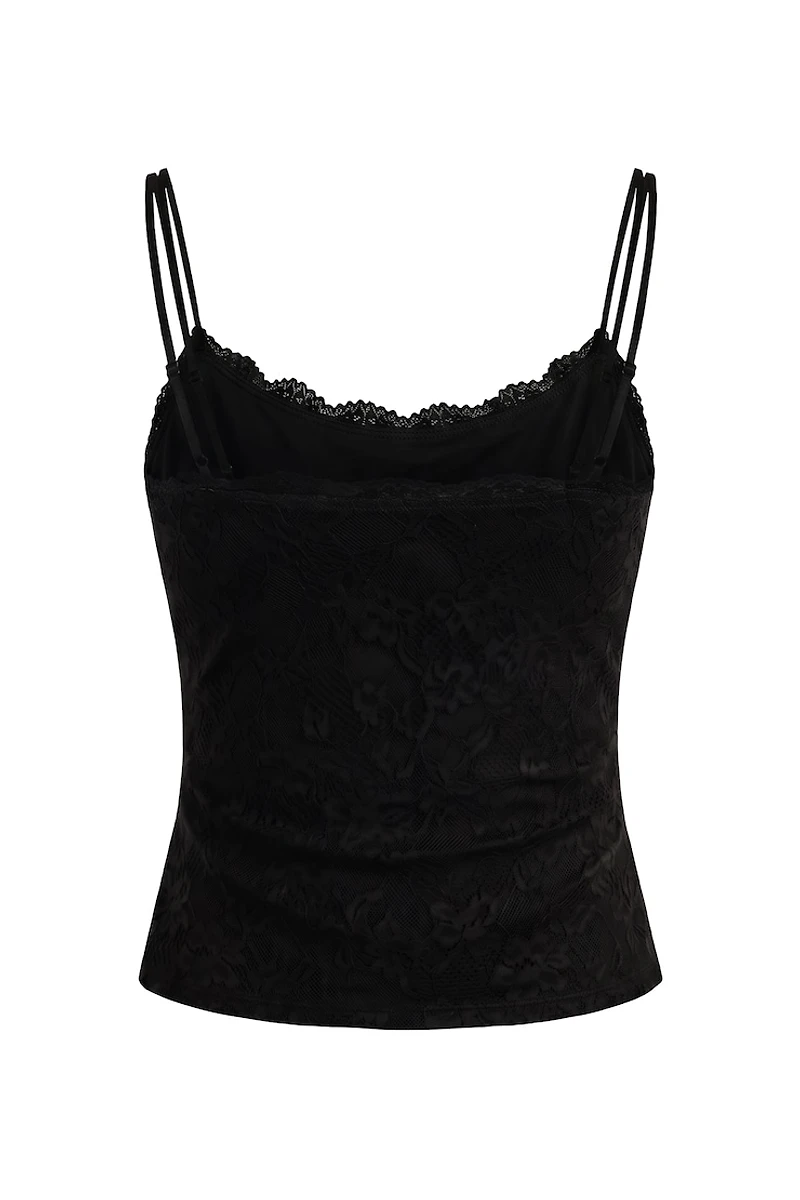 Double Layer Lace Cami Top