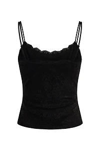 Double Layer Lace Cami Top