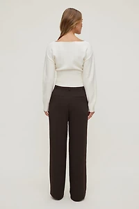 Pantalon fluide à jambe large Alex