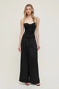 Satin Wide Leg Pants