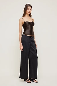 Monet Stretch Satin Top