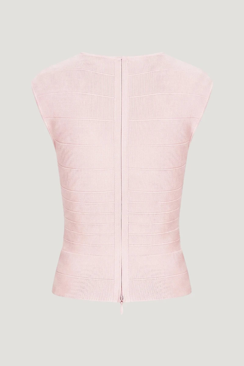 V Neck Bandage Top