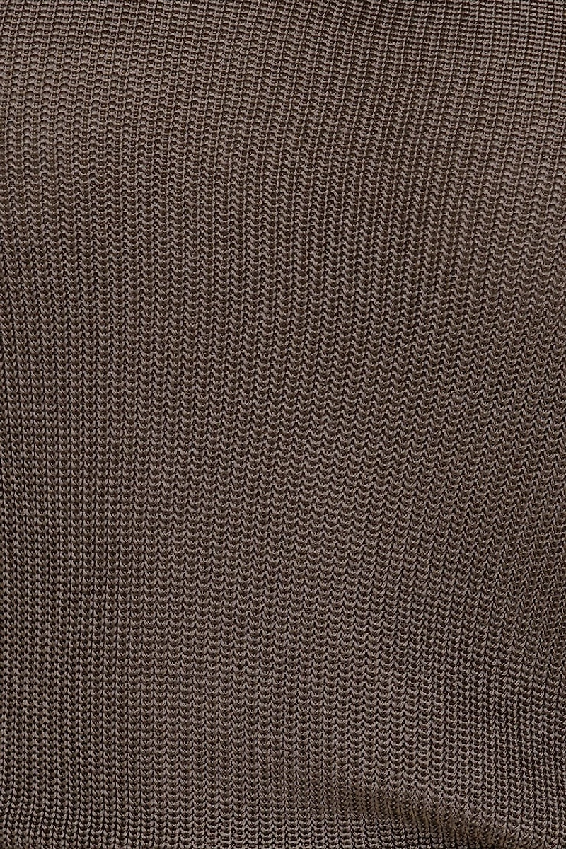 Camisole en tricot lustrée