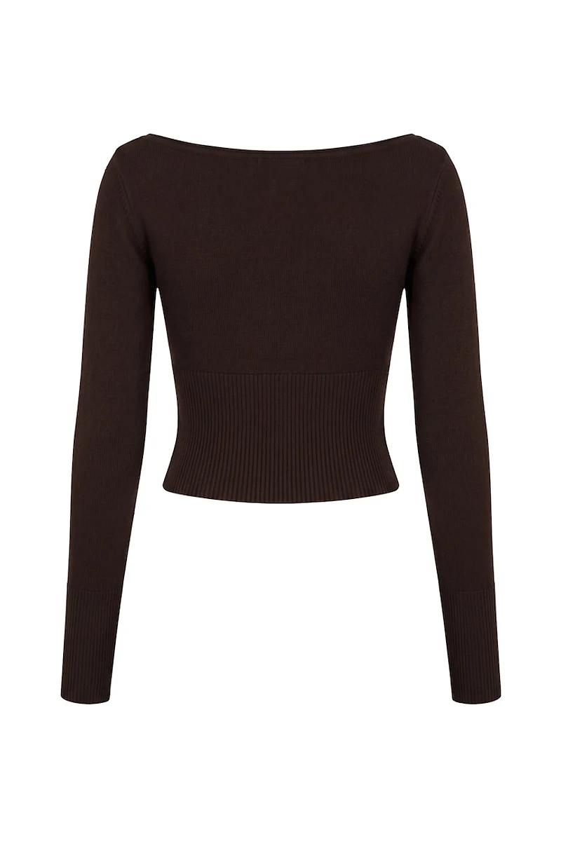 Ryan Fitted Boatneck Sweater