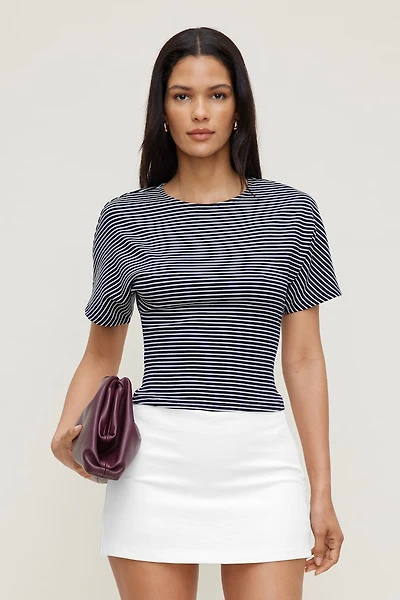 Andrea Striped Cotton T Shirt