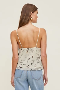 Plunge Babydoll Tank Top