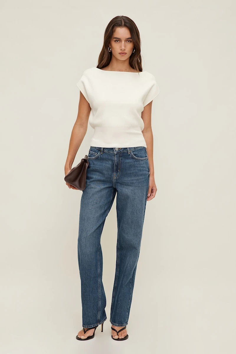 Aria Boat Neck Sweater