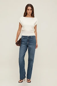 Aria Boat Neck Sweater
