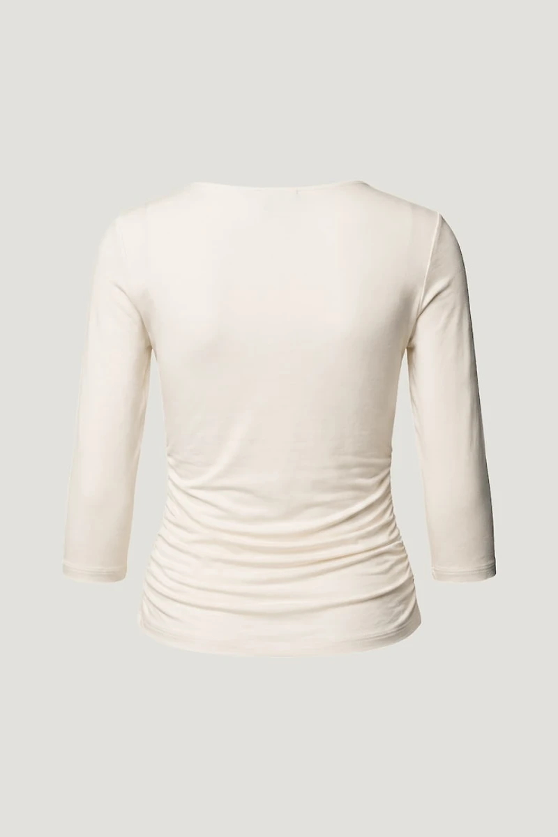 Morgan Plunge 3/4 Sleeve Top