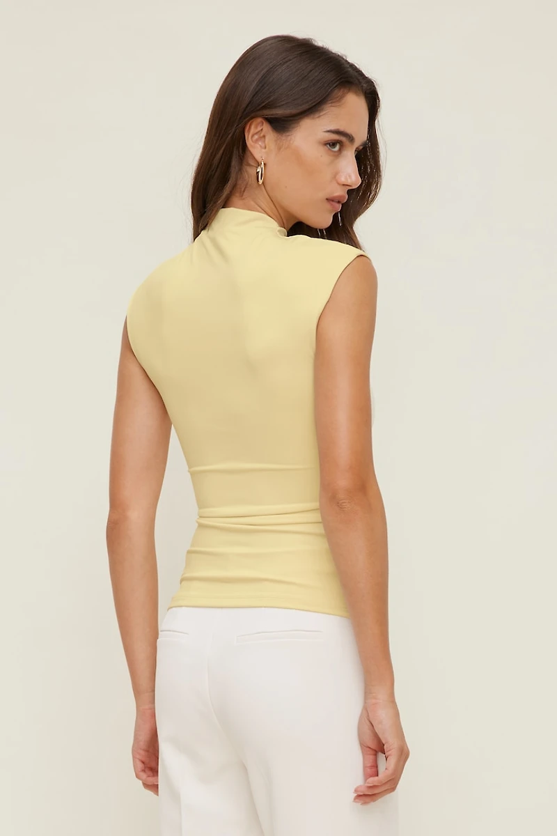 Sculpt Draped Scarf Top