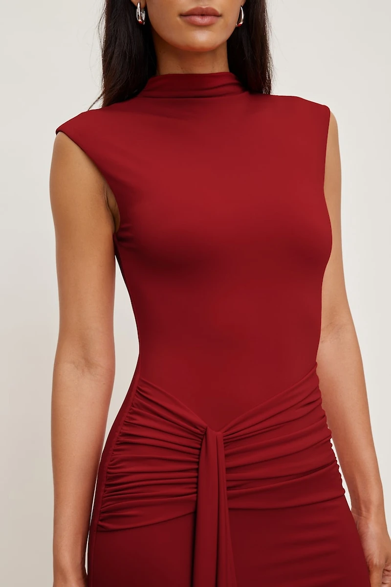 Robe maxi sculptée Talia