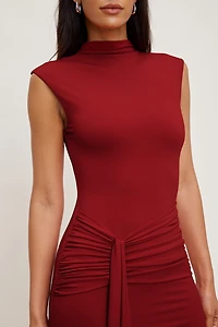 Robe maxi sculptée Talia