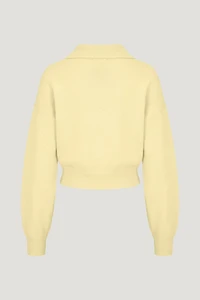 Audrey Cinched Polo Sweater
