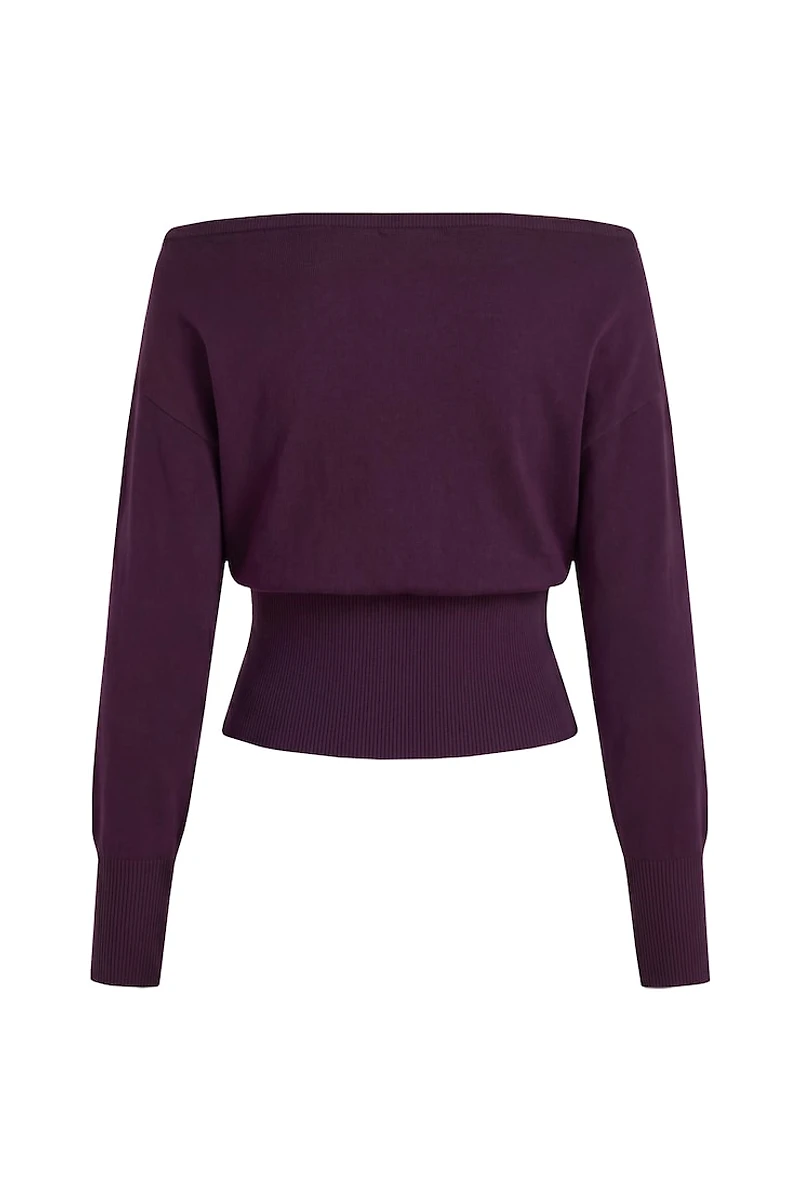 Off Shoulder Reset Long Sleeve Top
