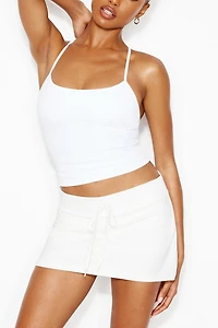 Microjupe-short StretchTerry