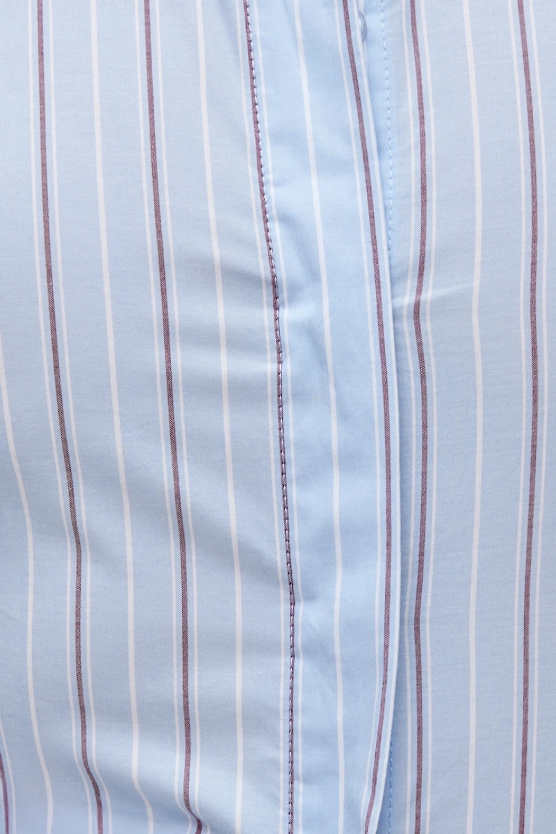 Poplin Cinch Back Shirt