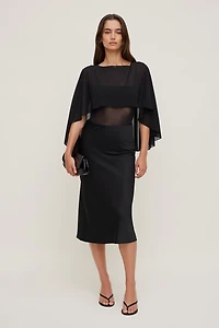 Sheer Short Cape