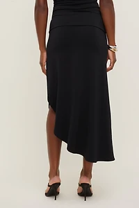 Sculpt Slit Midi Skirt