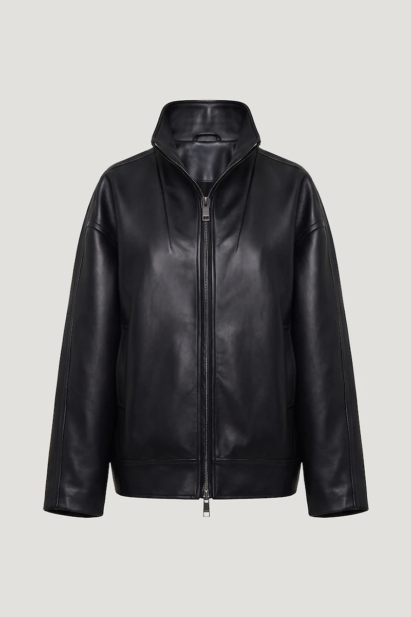 Cocoon Faux Leather Jacket