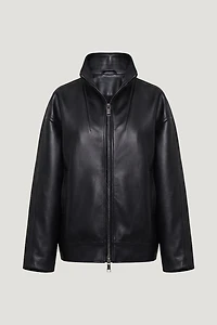 Cocoon Faux Leather Jacket