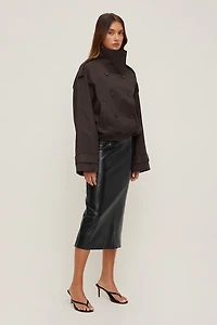 Siena Trench Bomber Jacket